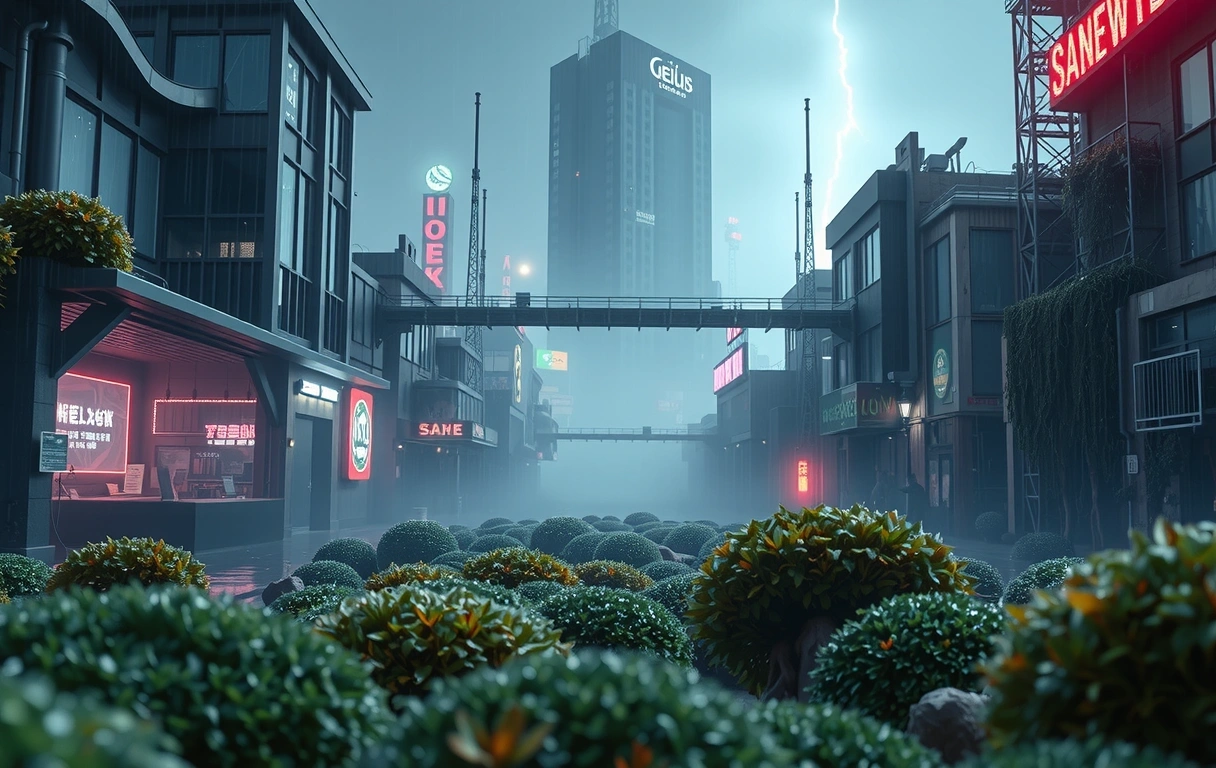 Project Neon Wilds environment